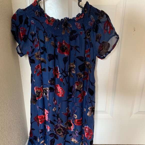 Off Shoulder Floral Dress - Picture 1 of 2